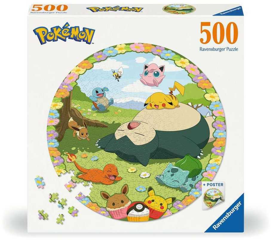 Ravensburger dėlionė 500 vnt. - Pokémonai aprašymas - Prekės nuotrauka