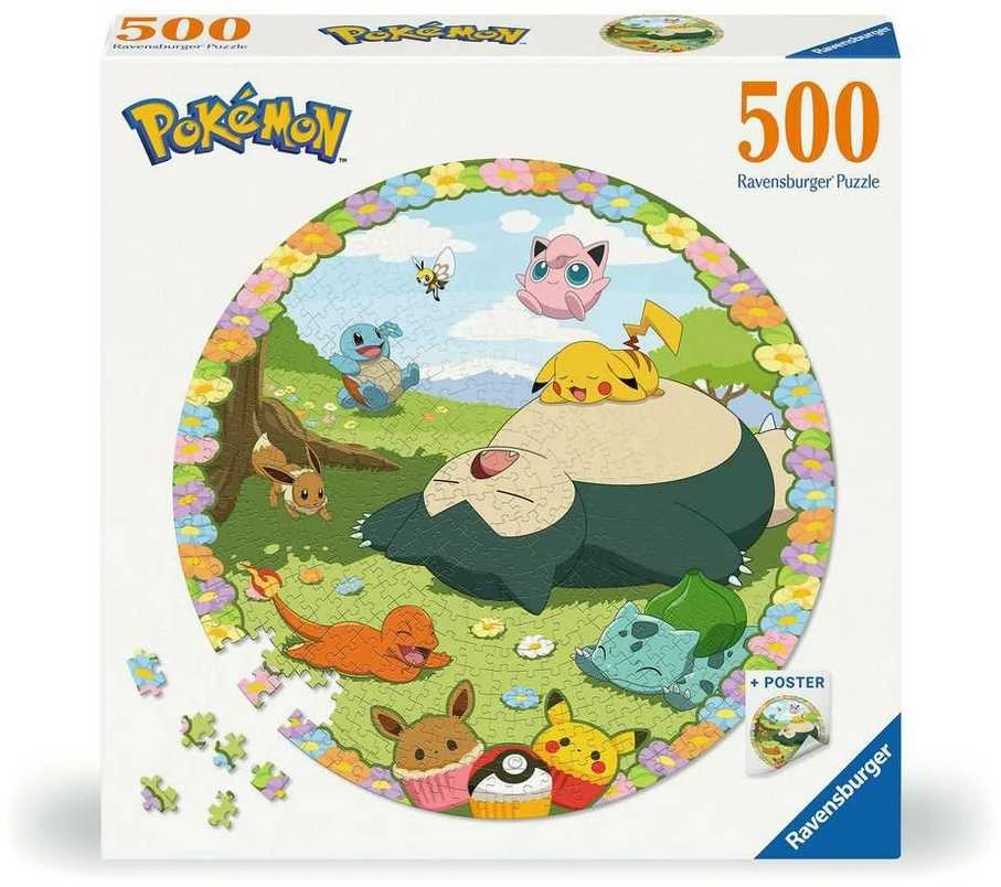 Ravensburger dėlionė 500 vnt. - Pokémonai aprašymas - Prekės nuotrauka