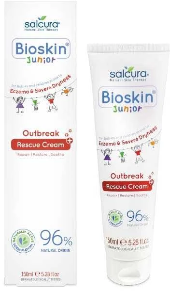 Salcura Bioskin Junior Outbreak Rescue Kreminis atstatomasis kremas kūdikiams ir vaikams, 150ml