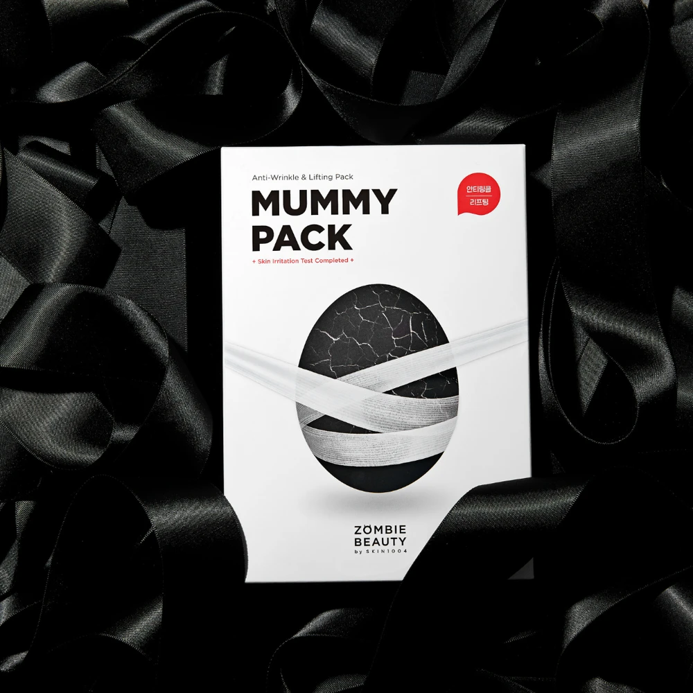 SKIN1004 Zombie Beauty Mummy Pack Senėjimą stabdančių veido kaukių rinkinys