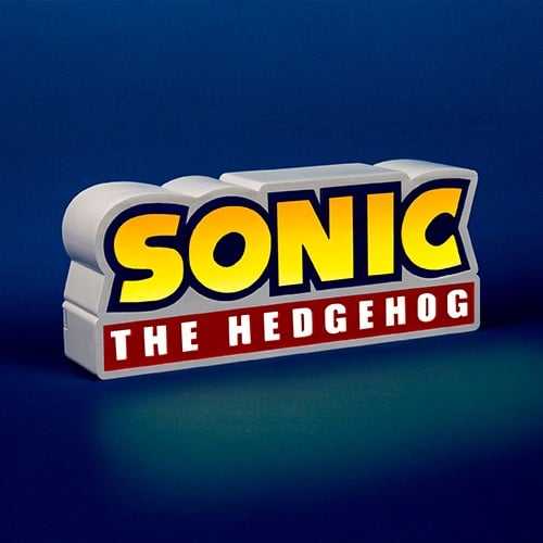 Sonic The Hedgehog logotipo lemputė