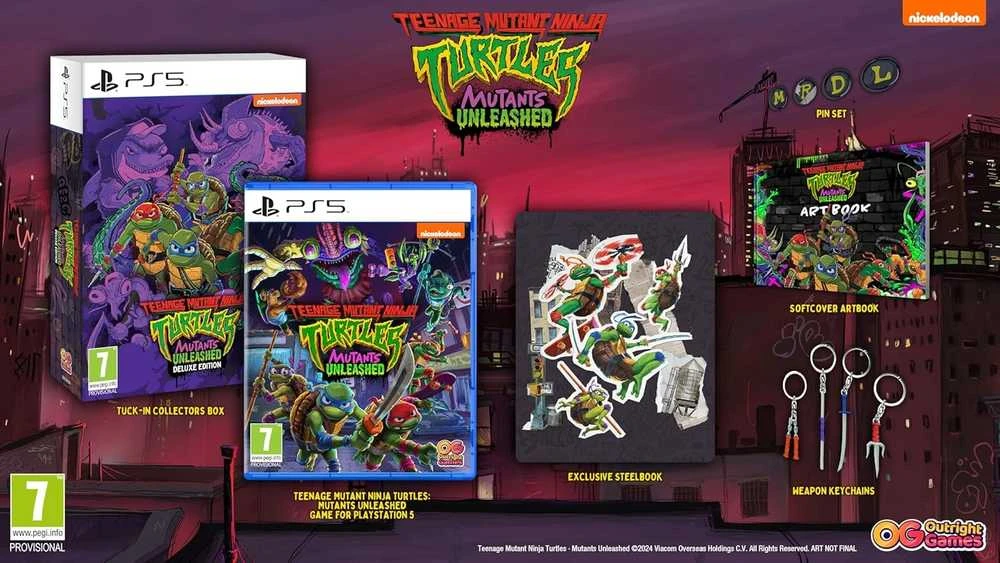 „Outright Games Teenage Mutant Ninja Turtles: Mutants Unleashed“ – „Deluxe Edition“ PS5