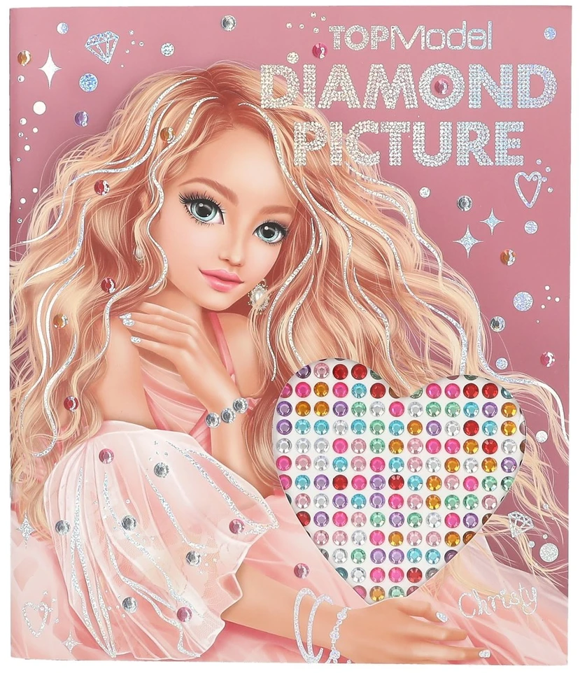 Top Model lipdukų knyga "Create your Diamond Picture"