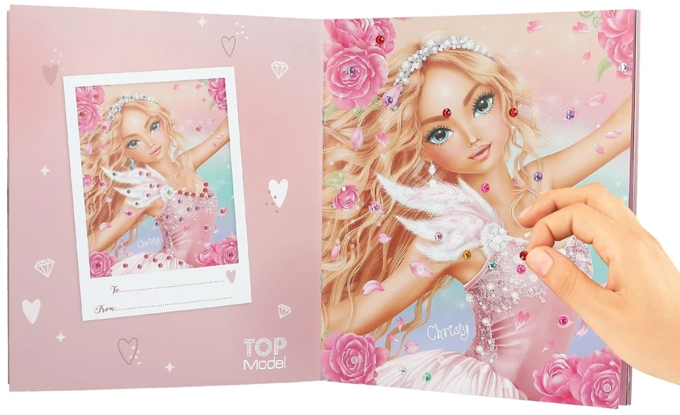 Top Model lipdukų knyga "Create your Diamond Picture"