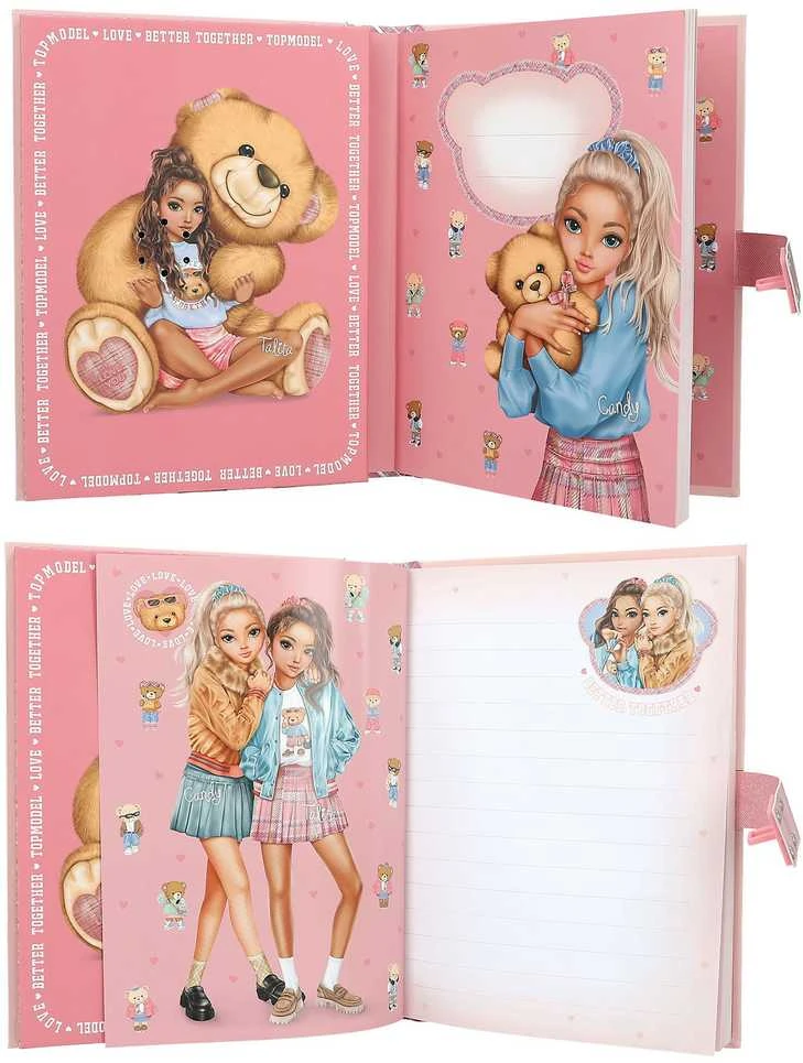 Top Model Topmodelis – TOPModel dienoraštis su kodu ir garsu TEAM TEDDY – (413229)