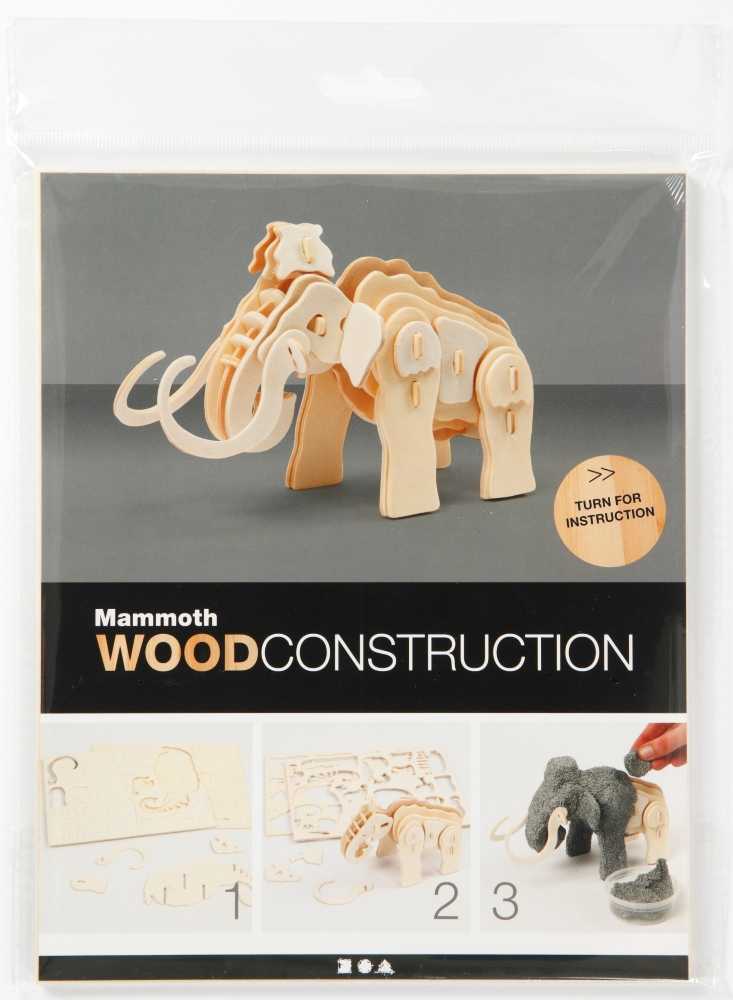 CREATIV 3 D medinis konstruktorius, MAMUTAS