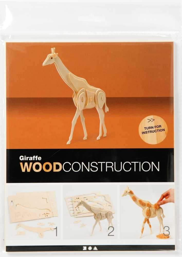CREATIV 3 D medinis konstruktorius, ŽIRAFA