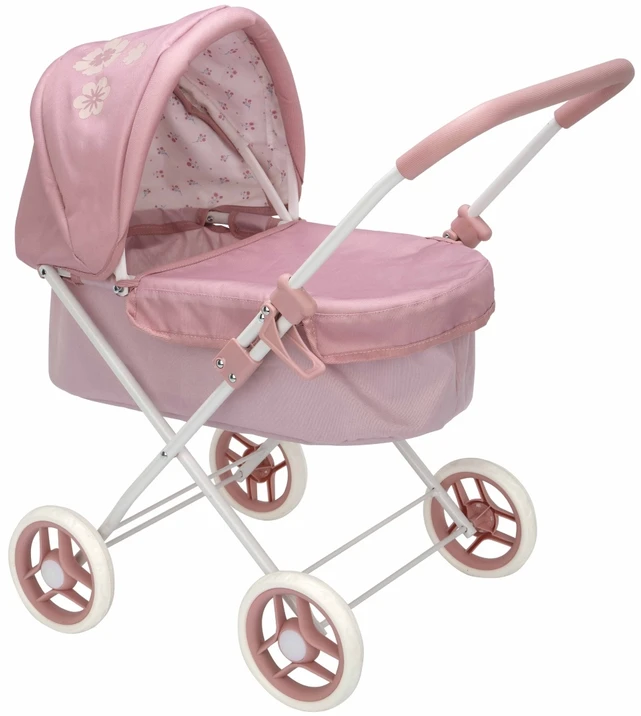 Arias lėlių vežimėlis su lopšiu, sulankstomas, metalo rėmas, 57 cm