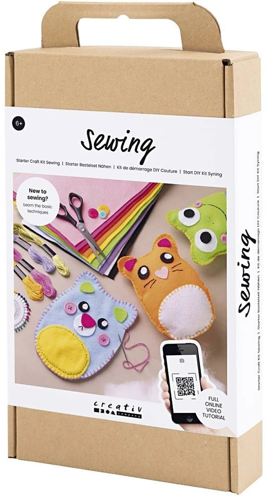 Diy Kitcreative Toys Creativ veltinio meškiukų siuvimo rinkinys vaikams 6+
