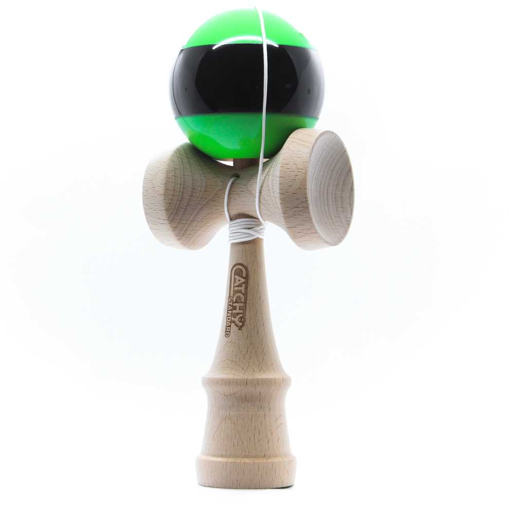 Yoyo Kendama žaislas, medinis/žalias