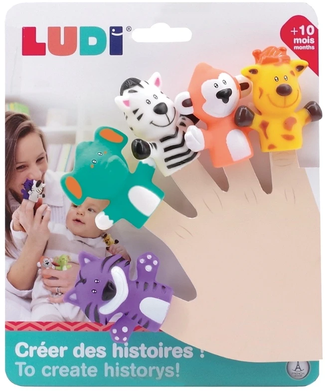 LUDI pirščiukų žaidimas, Safari gyvūnai