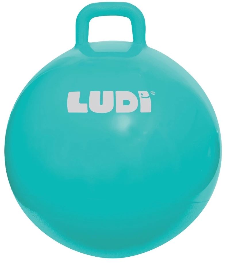 LUDI šokinėjimo kamuolys, mėlynas 55 cm