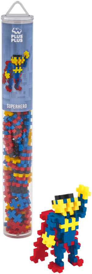 Plus Plus konstruktorius, SUPER HEROJUS, 100 vnt