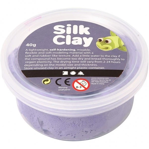 Šilkinis modelinas, violetinis, 40 g