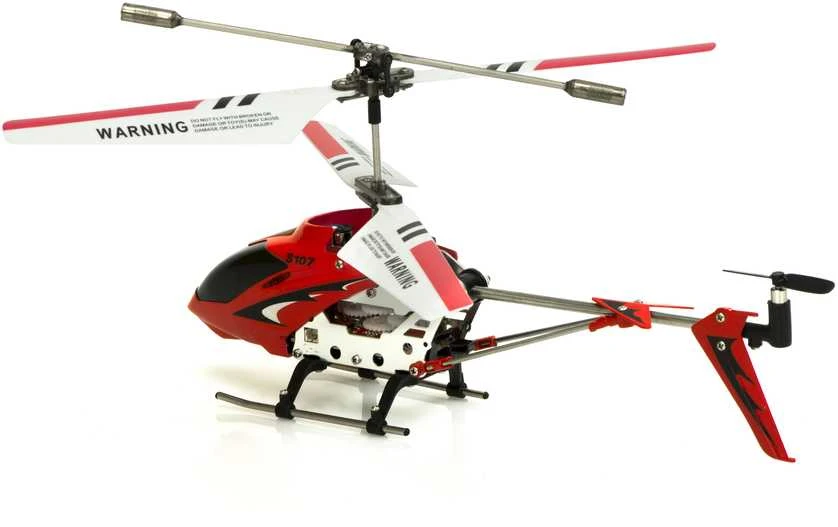 SYMA S107G RC sraigtasparnis raudonos spalvos