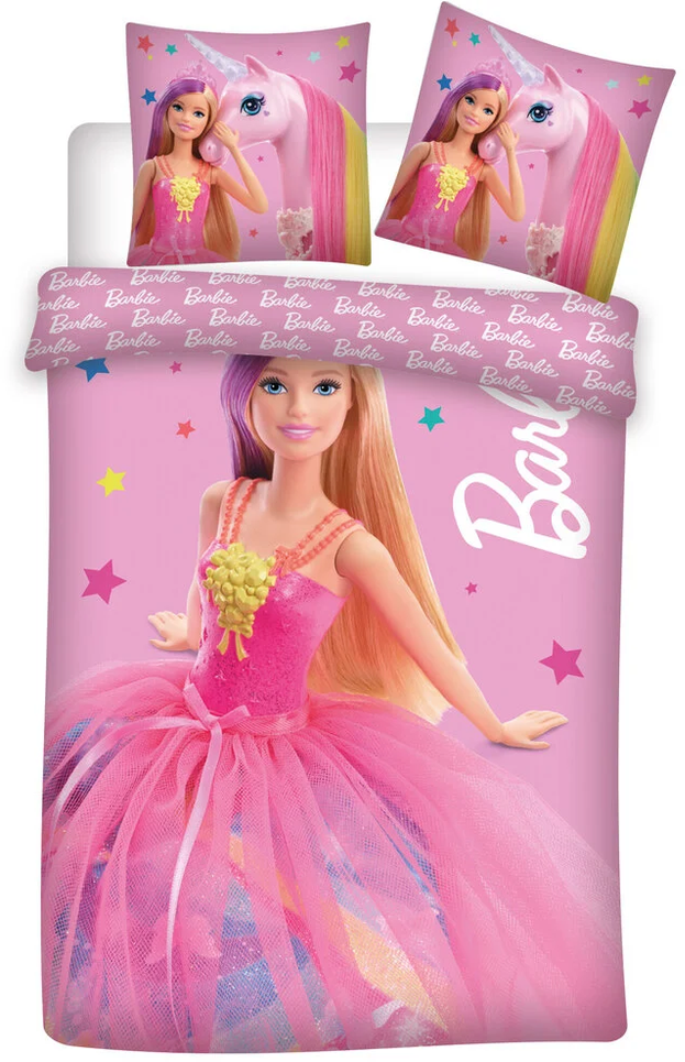 Brandmac Vaikiškas patalynės komplektas Barbie, 100x140, 3 dalių