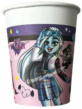 Globos Europe Bv Vienkartiniai puodeliai Monster High, 8 vnt.