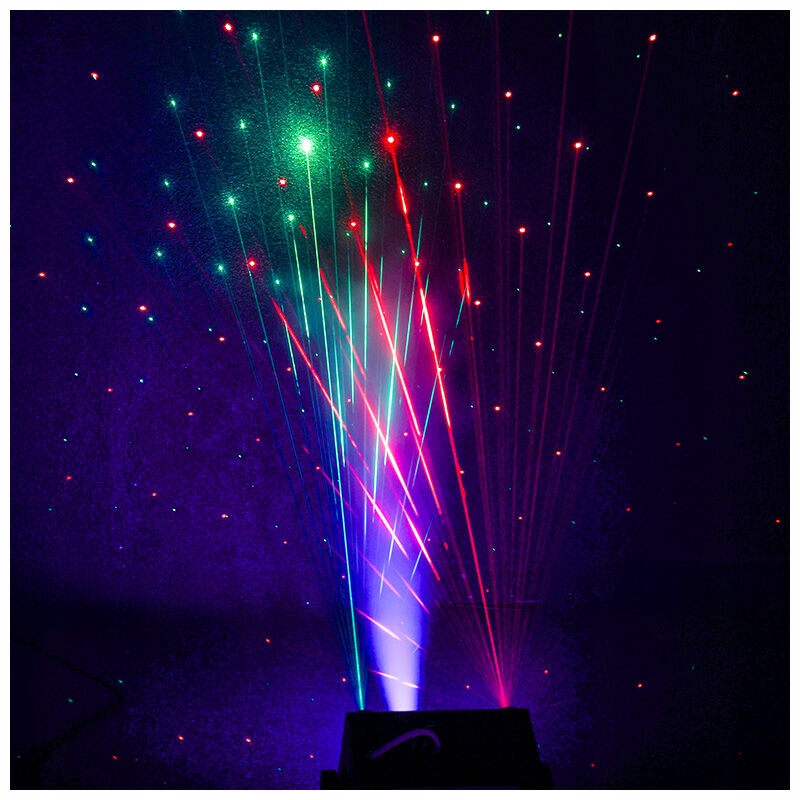 Rūko dūmų mašina su LED ir lazerio efektais LIGHT4ME FOG LASER, 900 W aprašymas - Prekės nuotrauka