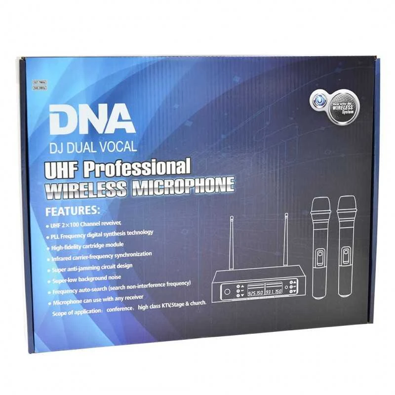 Dna Professional DNA DJ DUAL VOCAL - belaidis vokalinis mikrofonas
