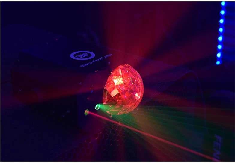 LIGHT4ME DISCO BALL LASER šviesos daugiafunkcinis LED