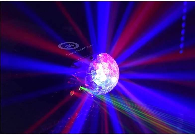 LIGHT4ME DISCO BALL LASER šviesos daugiafunkcinis LED