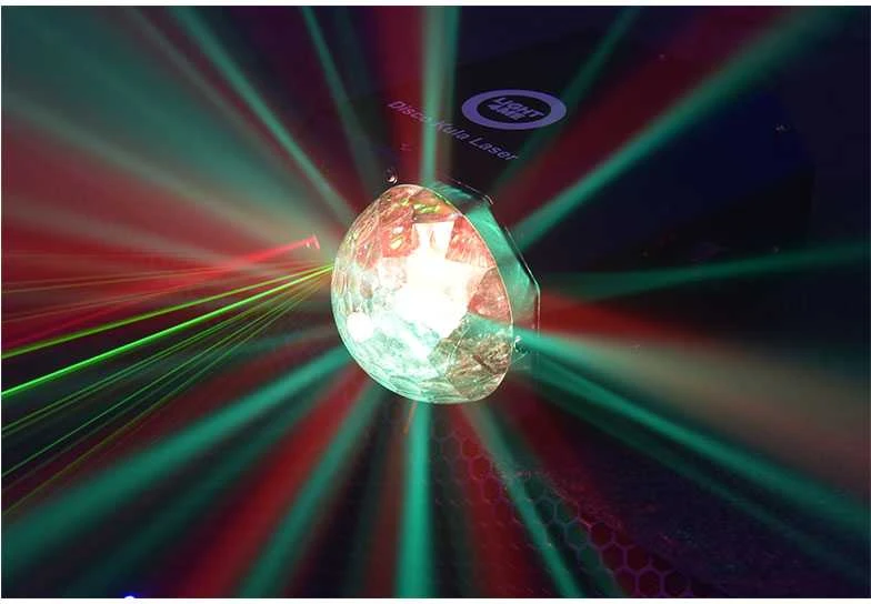 LIGHT4ME DISCO BALL LASER šviesos daugiafunkcinis LED