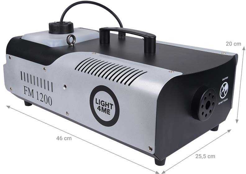 LIGHT4ME FM 1200 dūmų rūko mašina su nuotolinio valdymo pultu