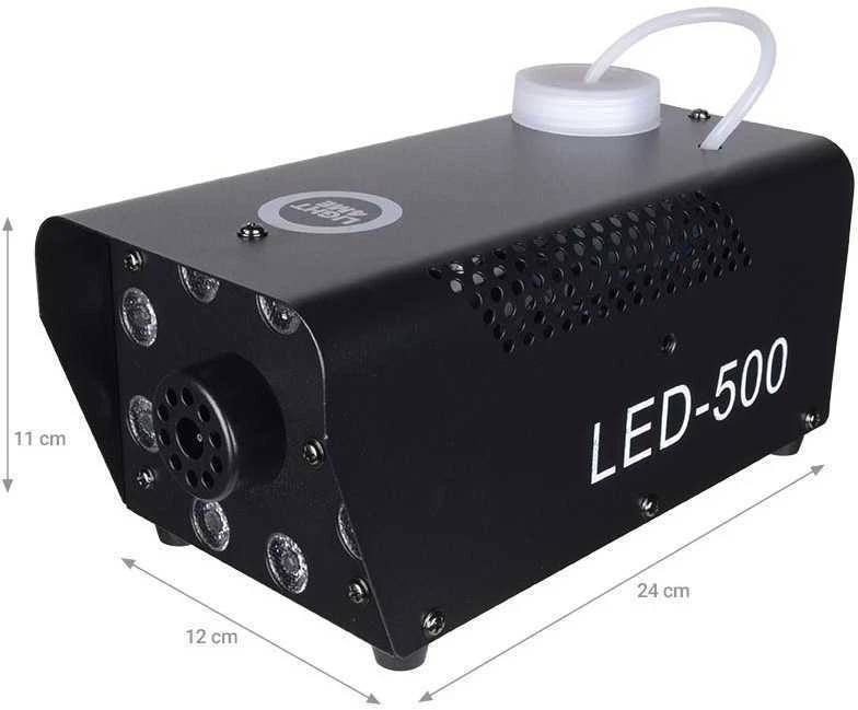 LIGHT4ME FOG 500 LED dūmų rūko mašina su nuotolinio valdymo pulteliu