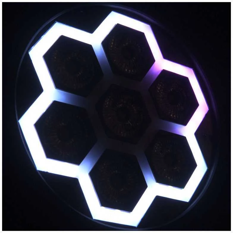 L4M LIGHT4ME FRAME PAR 7&215;12 LED RGBW prožektorius su efektais