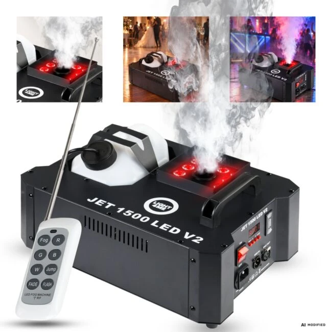LIGHT4ME JET 1500 LED V2 wytwornica dymu pionowego