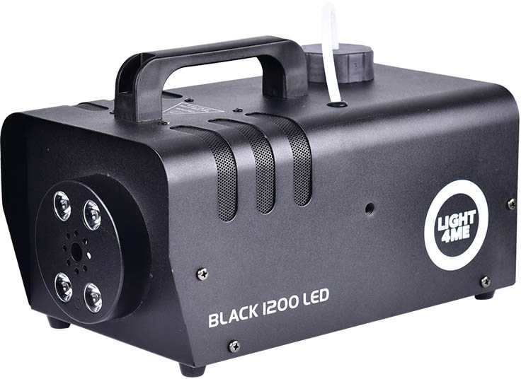 LIGHT4ME Juodas 1200 LED - fog smoke generator