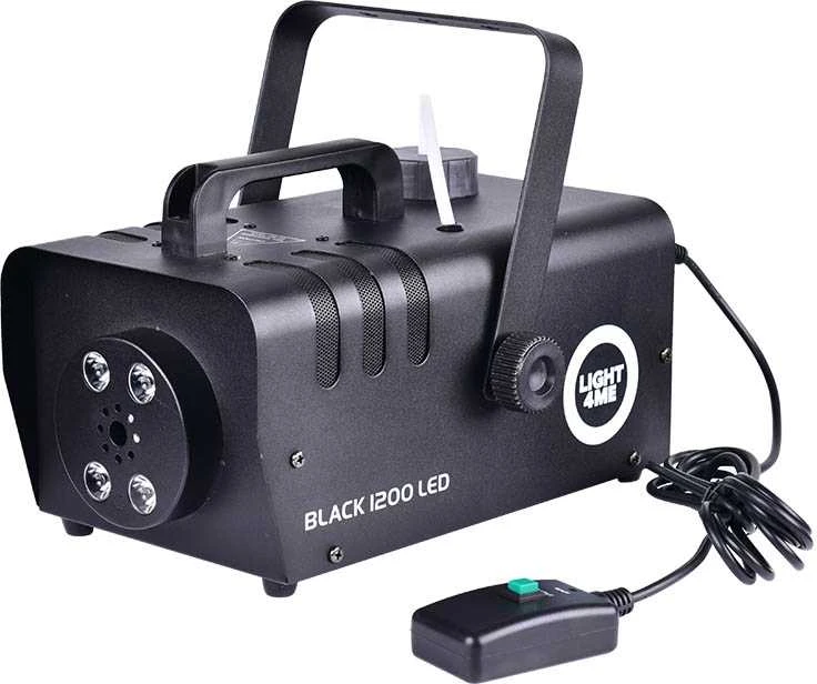 LIGHT4ME Juodas 1200 LED - fog smoke generator
