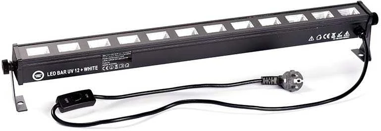 L4M LIGHT4ME LED BAR UV 12 + Baltas strip LED bar 12