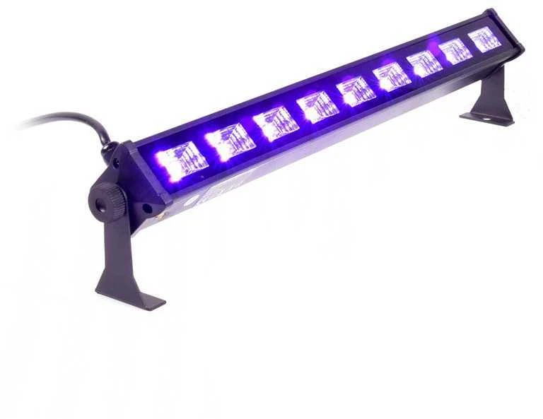 LIGHT4ME LED BAR UV 9 + Baltas profesionali šviesos apdaila 9x3W