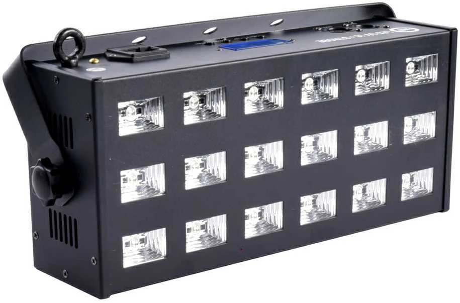 L4M reflektorius + stroboskopas LIGHT4ME LED UV 18x3W DMX
