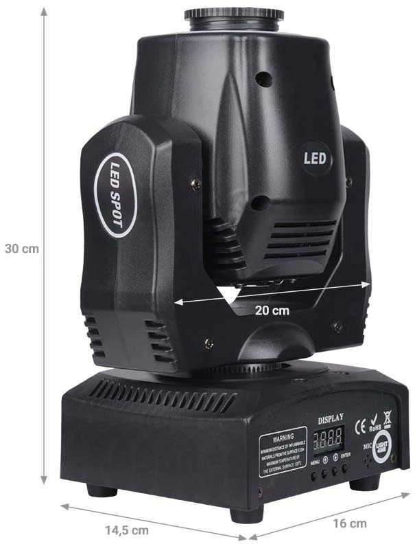 LIGHT4ME Mini Spot 60 Ring - LED judanti galvutė
