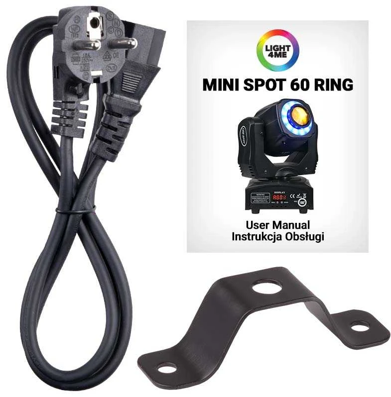LIGHT4ME Mini Spot 60 Ring - LED judanti galvutė