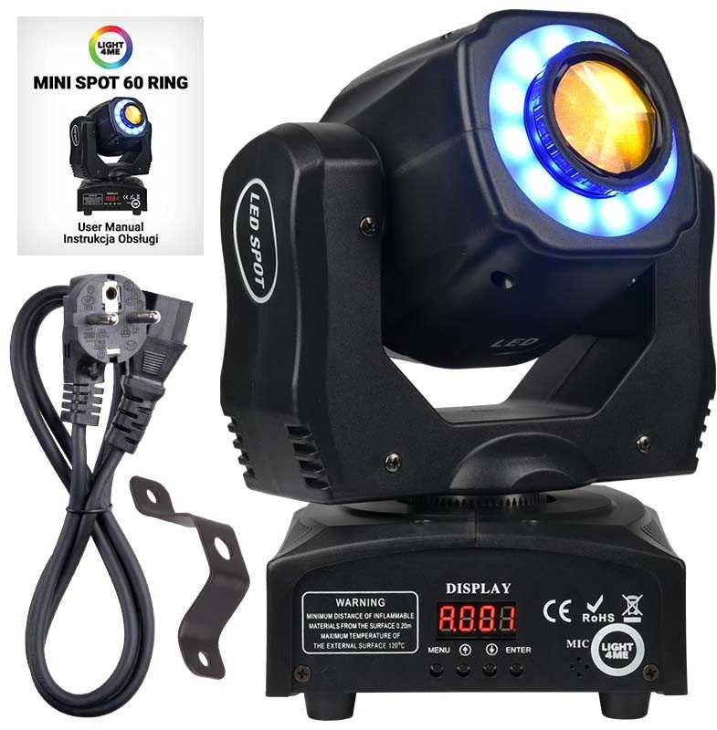 LIGHT4ME Mini Spot 60 Ring - LED judanti galvutė