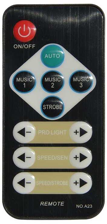 LIGHT4ME PIXEL BAR 18 RGBW IR LED juosta + nuotolinio valdymo pultas