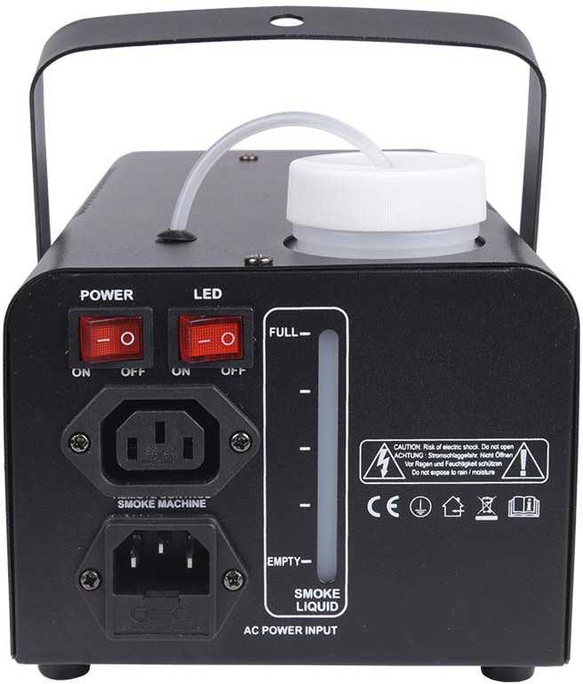 LIGHT4ME S 700W LED dūmų rūko mašinos efekto generatoriaus nuotolinio valdymo pultas