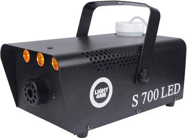 LIGHT4ME S 700W LED dūmų rūko mašinos efekto generatoriaus nuotolinio valdymo pultas