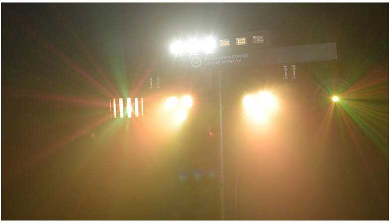 LIGHT4ME T-BAR LASER STROBE LED PAR DERBY UV IR multiefektas