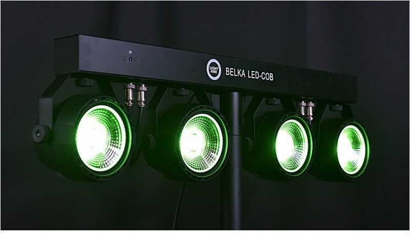 LIGHT4ME T-BAR LED COB PAR 4x30W stovo dangtelis
