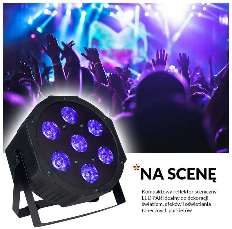 LIGHT4ME TRI PAR Basic 7x9 - LED scenos prožektorius