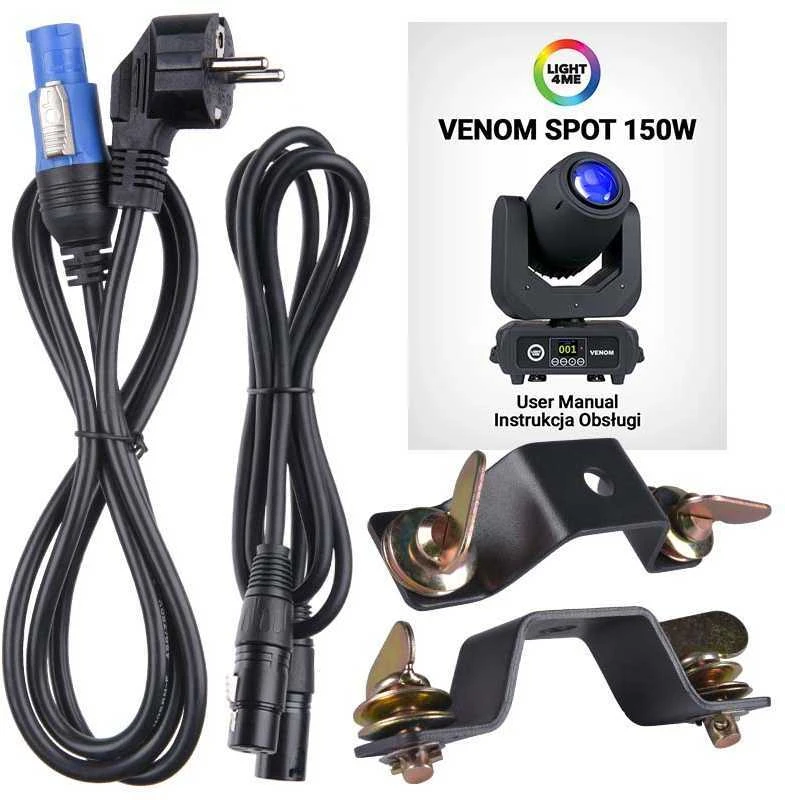 L4M LIGHT4ME VENOM SPOT 150W LED judanti galva