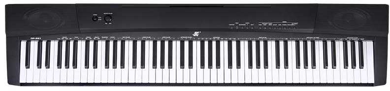 MK WP 881 skaitmeninis pianinas, klavišai, skirti mokytis groti