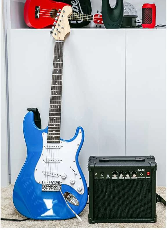 NN EG SET BK komplektas gitarowy gitara elektrinė st