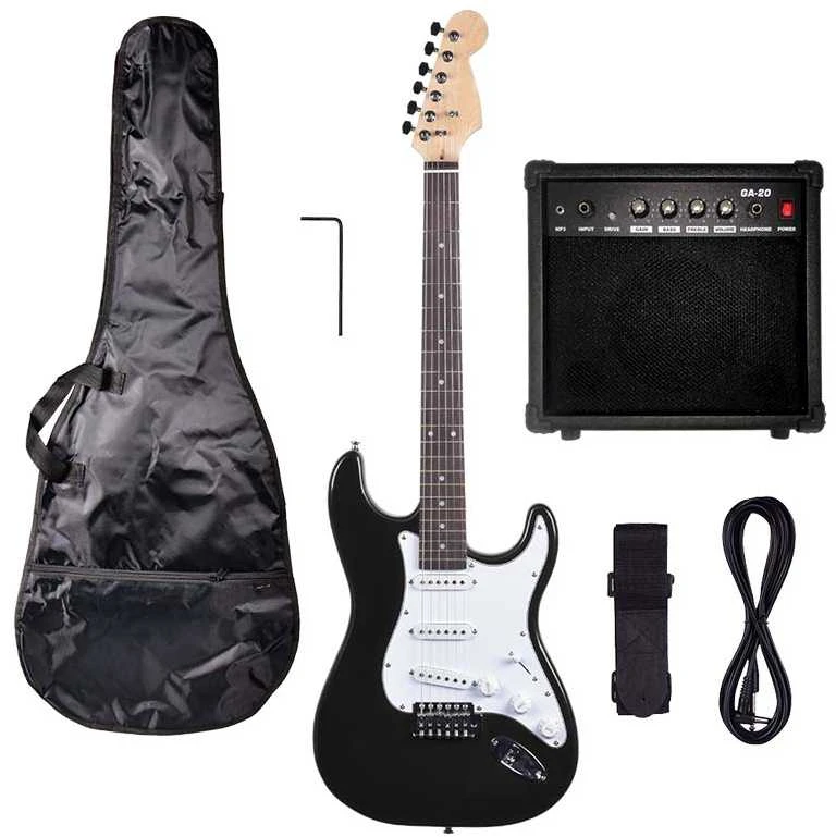 NN EG SET BK komplektas gitarowy gitara elektrinė st