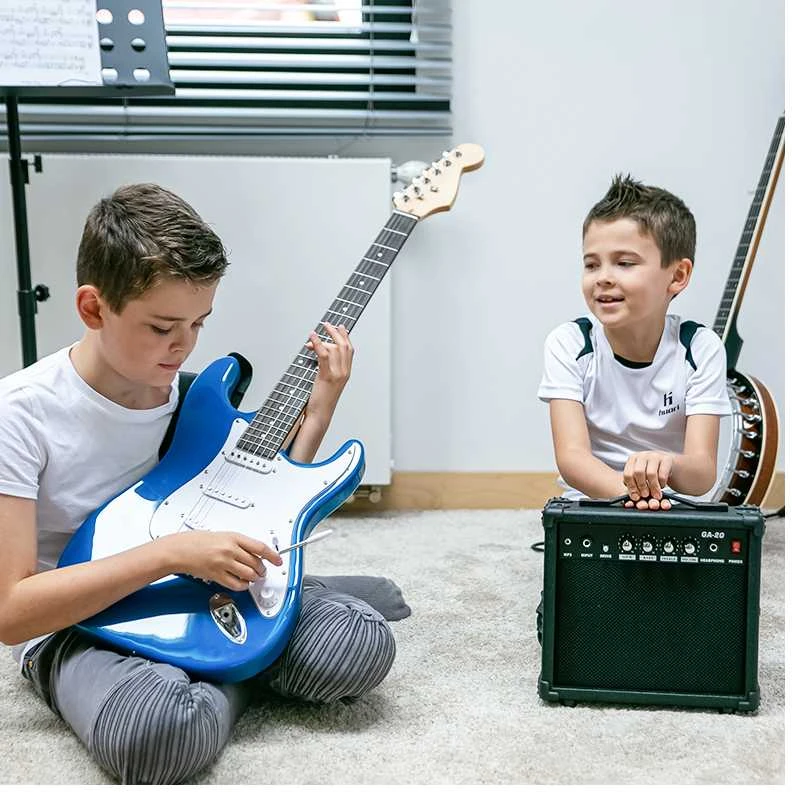NN EG SET BK komplektas gitarowy gitara elektrinė st