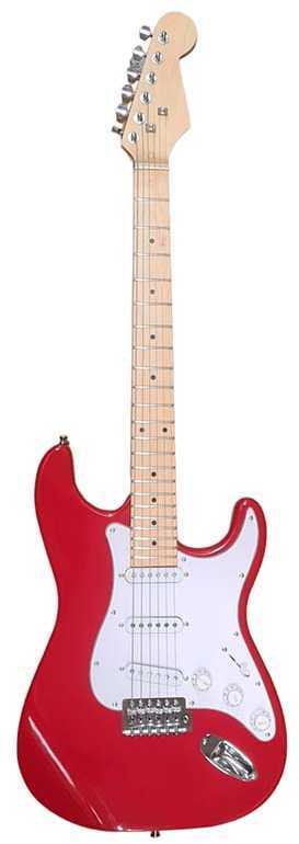 NN EG SET Raudonas komplektas gitarowy gitara elektrinė s
